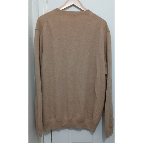 Charles Tyrwhitt mens 2xl wool cashmere tan sweater camel brown - Picture 2 of 7